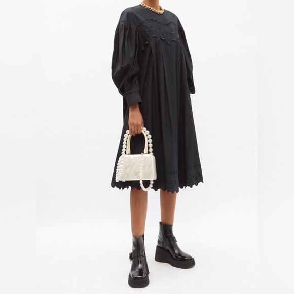 Maison Martin Margiela Black Micro Wedge Ankle Leather Boots 38 - Picture 5 of 15